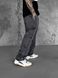 Мужские oversize спортивные брюки в графитовом цвете 1000812000006 фото 3