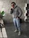 Мужская oversize куртка в сером цвете k99.3 фото 2