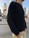 Мужской oversize свитер в черном цвете u01702 фото 2