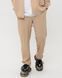 Мужские oversize брюки в бежевом цвете krr3 фото 1