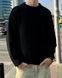 Мужской oversize свитер в черном цвете u01702 фото 1
