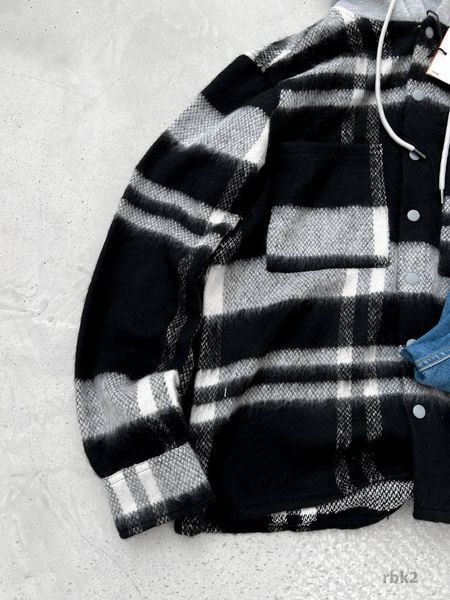 Мужская oversize рубашка в черном цвете rbk2 фото