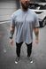 Мужская oversize футболка в светло-сером цвете 1091521445 фото 1