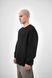 Мужской oversize свитшот в черном цвете peg1_flis фото 2