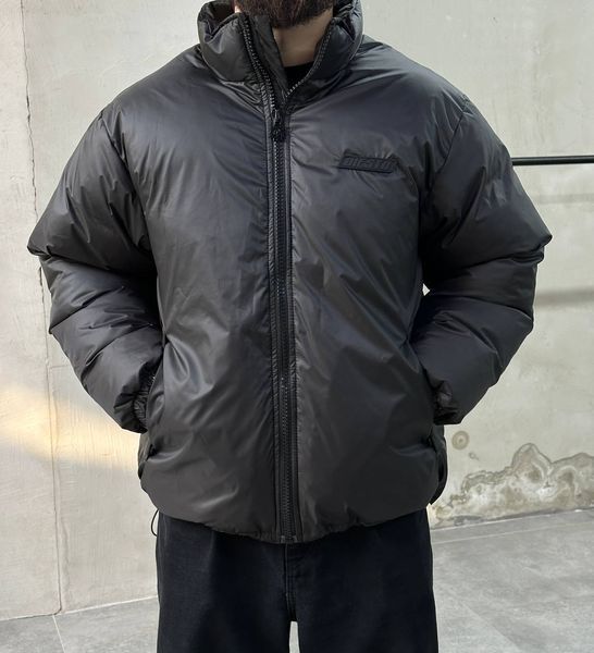 Мужская oversize куртка в черном цвете gi2260 фото