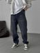 Мужские широкие джинсы Baggy в темно-сером цвете bg-100-600 фото 1