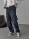 Мужские широкие джинсы Baggy в темно-сером цвете bg-100-600 фото 5
