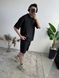 Мужской oversize костюм в черном цвете liam1 фото 6