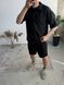 Мужской oversize костюм в черном цвете liam1 фото 3