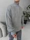 Мужской oversize свитер в сером цвете mr109 фото 2