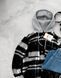 Мужская oversize рубашка в черном цвете rbk2 фото 2