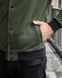 Мужской классический бомбер в цвете хаки f0005kh фото 4
