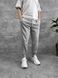 Мужские oversize спортивные брюки в сером цвете нф1939 фото 2