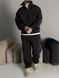 Чоловічий oversize костюм світшот+штани у графітовому кольорі kos51 фото 1