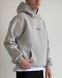 Чоловіче oversize худі на флісі у сірому кольорі u01311 фото 2