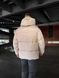 Мужская зимняя oversize куртка в бежевом цвете rd490 фото 8