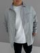 Чоловіча oversize сорочка у сірому кольорі oh890 фото 3