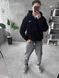 Мужское oversize худи в черном цвете fut1n фото 2