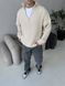 Мужской oversize свитер в бежевом цвете mr108 фото 5