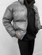 Чоловіча зимова oversize куртка у графітовому кольорі ah2238 фото 1