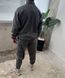 Чоловічий спортивний костюм у графітовому кольорі fnk2 фото 3