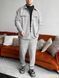 Чоловічий oversize костюм сорочка + штани у сірому кольорі rb8 фото 1