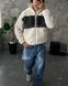 Мужской oversize бомбер с принтом в белом цвете ali8 фото 1