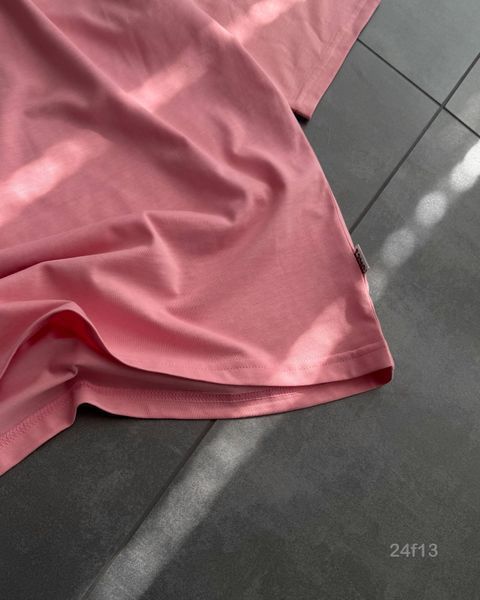 Мужская oversize футболка в розовом цвете 24f13-Xs фото