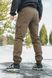 Мужские брюки Softshell на флисе в цвете хаки 1589544248 фото 4