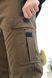 Мужские брюки Softshell на флисе в цвете хаки 1589544248 фото 7