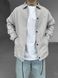 Мужская oversize джинсовая куртка в сером цвете gs2390 фото 4