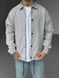 Мужская oversize джинсовая куртка в сером цвете gs2390 фото 1