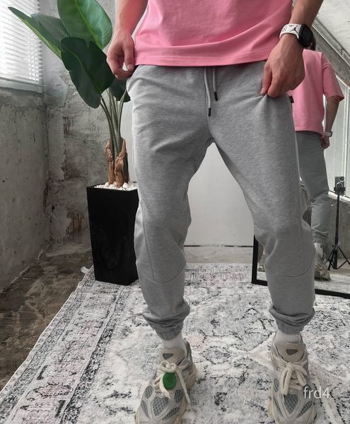 Мужские спортивные брюки в сером цвете frd4 фото
