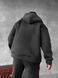 Чоловічий oversize спортивний костюм у графітовому кольорі kos24 фото 6