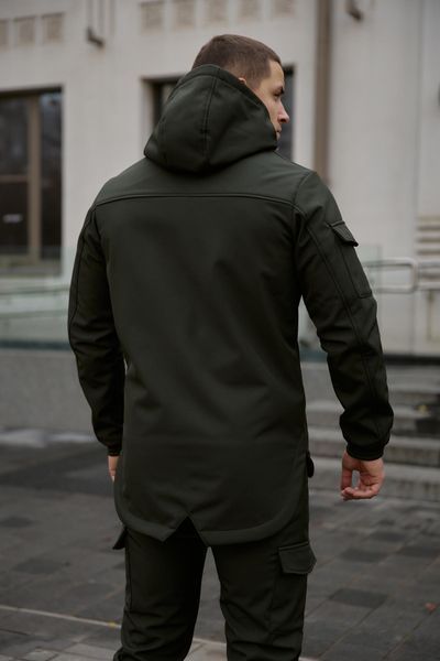 Мужская куртка Softshell в цвете хаки 3254596784 фото