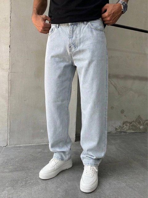 Мужские джинсы Baggy в светло-голубом цвете 29552v-29 фото