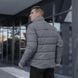 Чоловіча базова зимова куртка у темно-сірому кольорі owku2686dge фото 3