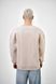 Мужской oversize свитшот в бежевом цвете peg6_flis фото 2