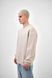 Мужской oversize свитшот в бежевом цвете peg6_flis фото 3