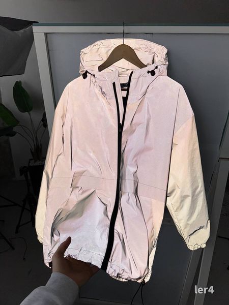 Мужская oversize ветровка в сером цвете ler4n фото