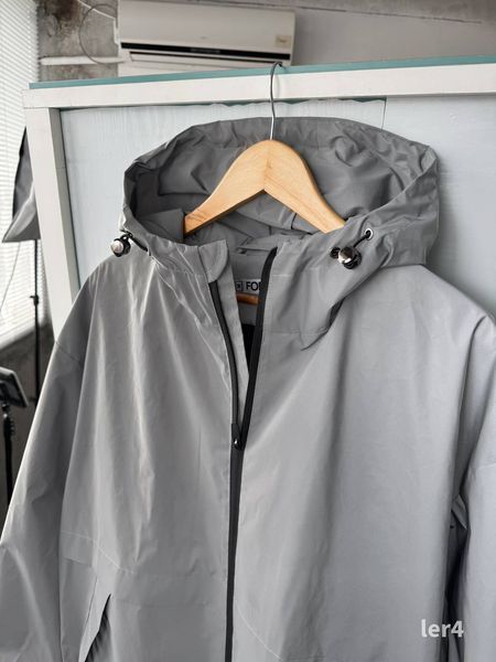 Мужская oversize ветровка в сером цвете ler4n фото