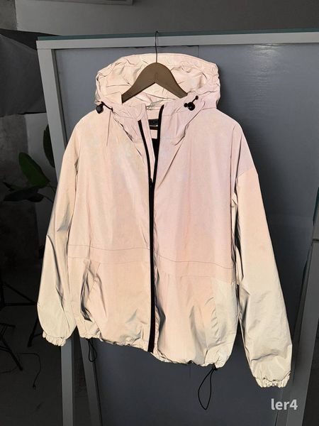 Мужская oversize ветровка в сером цвете ler4n фото