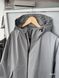 Мужская oversize ветровка в сером цвете ler4n фото 3