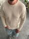 Мужской oversize свитер в бежевом цвете 07w фото 1