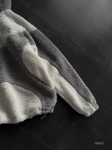 Чоловіче оверсайз худі з балаклавою у сірому кольорі nke3 фото