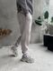 Мужские oversize джоггеры на флисе в сером цвете fstn3 фото 3