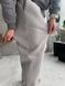 Мужские oversize джоггеры на флисе в сером цвете fstn3 фото 7