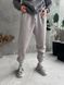 Мужские oversize джоггеры на флисе в сером цвете fstn3 фото 2