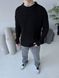 Мужской oversize свитер в черном цвете mr103 фото 4