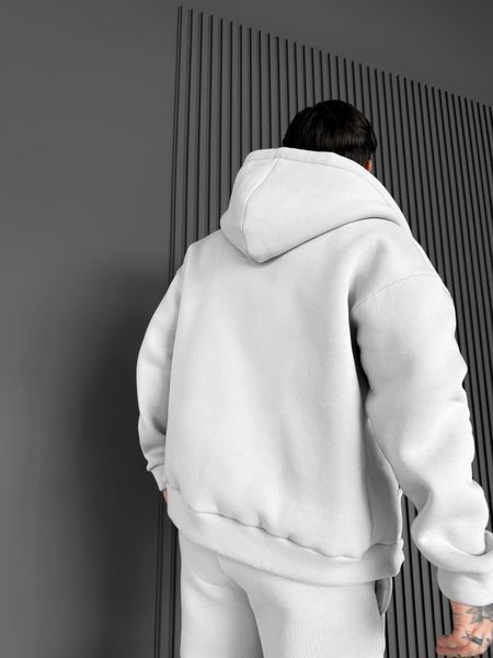 Чоловічий oversize спортивний костюм у сірому кольорі kos25 фото
